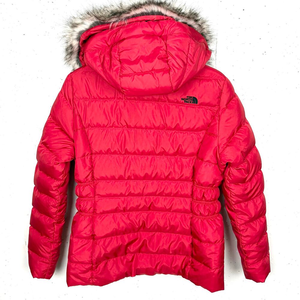 The North Face Womens Gotham Jacket II Goose Down Insulated Red Size Medium - Picture 2 of 16